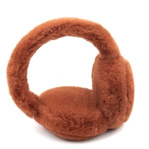 Brown fur earmuffs